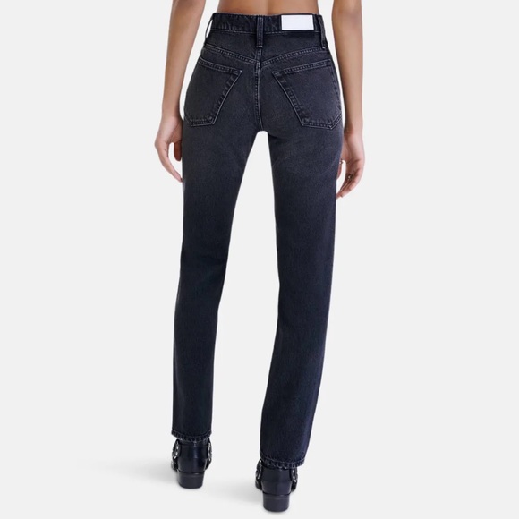 Re/Done 70S Straight In "Broken In Black" Wash - Picture 3 of 10